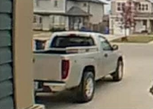 Rear view of a 2004 Chevrolet pickup truck.